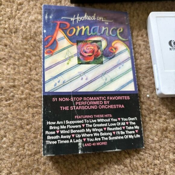 K-Tel Hooked On Romance 1992 Cassette Tape - Picture 4 of 7